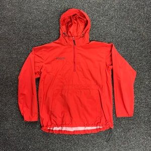 Columbia Red Pullover Windbreaker Jacket Men’s L